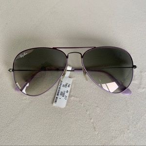 Ray Ban Purple Aviators